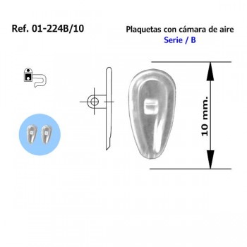 Plaquetas con cámara de aire de tornillo (Serie B)