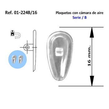 Plaquetas con cámara de aire de tornillo (Serie B)