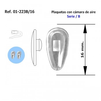 Plaquetas con cámara de aire de presión (Serie B)
